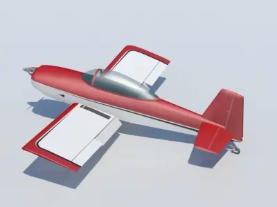 Vans RV8 Low poly static Low-poly 3D model