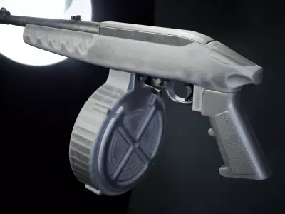 PBR - Ruger 10 22 Beehive Rifle - Game-Ready 3D Asset Low-poly 3D model