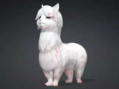 Alpaca A2 Free 3D model