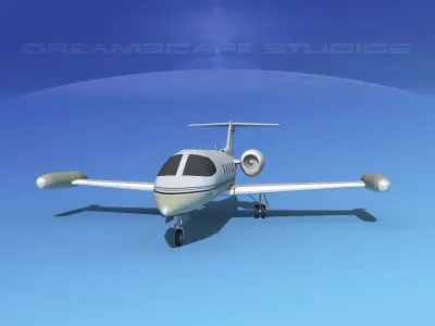 Gates Learjet 35 V12 3D model
