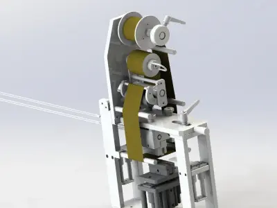 Pen assembly machine 3D model