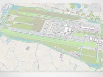 Suvarnabhumi Airport Bangkok 3D model
