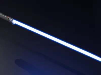 3D model Anakin Skywalker Lightsaber - High-Quality 3D Model 3D model