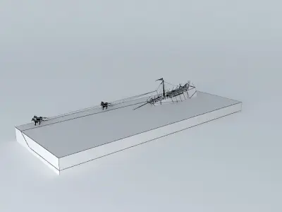 ARGO NAUTIX traditional rhine ship Cologne Oberlaender 1531 3D model