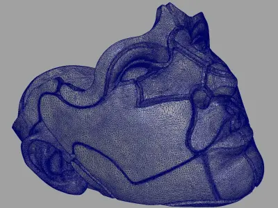 Sci-Fi Head 3D print model purchase