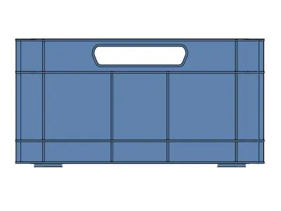 Euro container 3D model