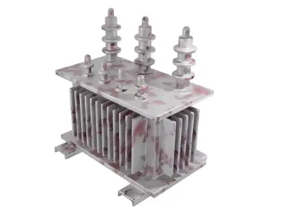 Rusty Transformer 3D model