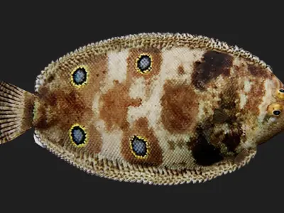 Flatfish Low-poly 3D model