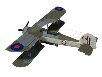 fairey swordfish Mk1 3D model