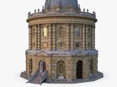 Oxford England Library 3D model