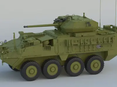 Stryker Dragoon M1296 3D model