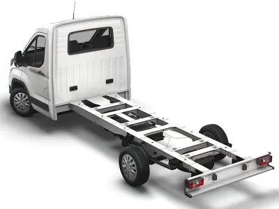Maxus Deliver9 Chassis Long 2022 3D model