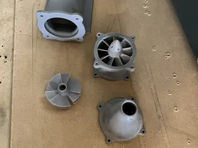 Jet Boat propulsion drive 3D print model