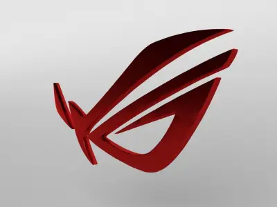 ROG Logo version1 011 Free low-poly 3D model