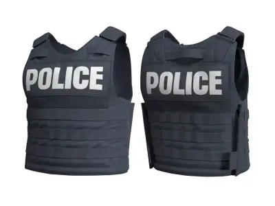 GH Armor Tactical Response Carrier Police Vest - MD 3D model