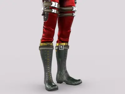 Sci-Fi Alien Character Game ready Low-poly 3D model