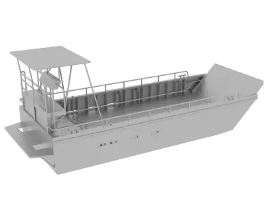  Landing craft Free 3D model
