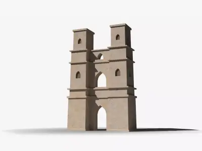 Arab x50 Low-poly 3D model