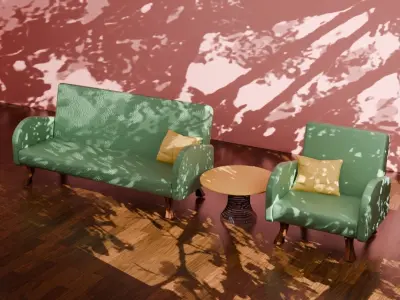 solpha sofa Free 3D model