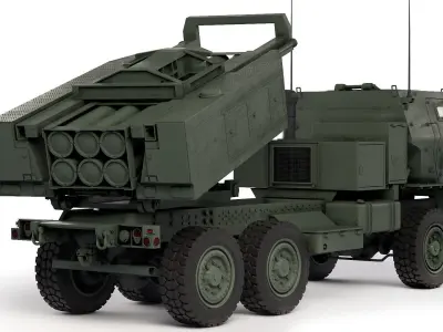 MLRS M142 HIMARS 2006 3D model