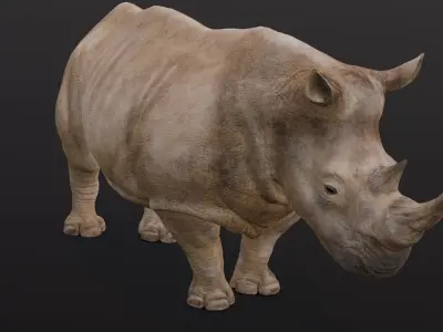 Behemoth Animated 3D Model Low-poly 3D model