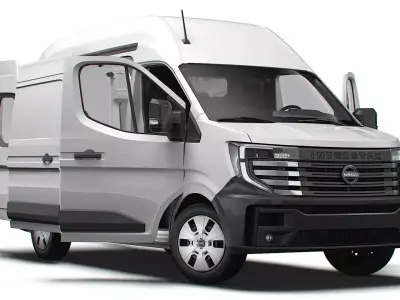Nissan Interstar L2H3 Van HQ Interior 2024 3D model
