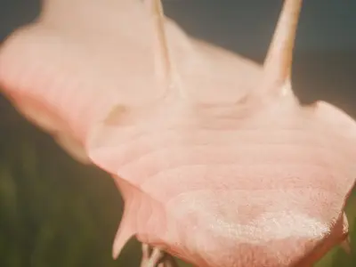 Pikaia Low-poly 3D model