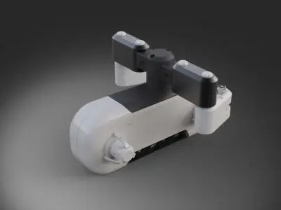 Drons robotic automatic 3D model
