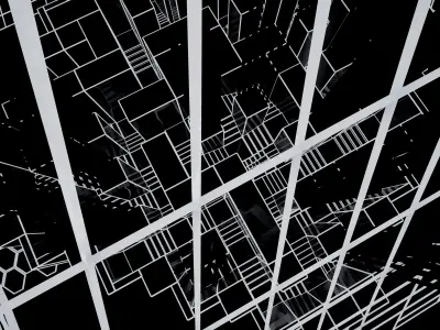 Minimalist Labyrinth Free low-poly 3D model