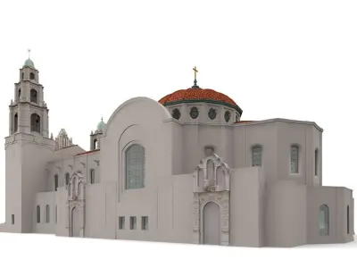 Mission San Francisco Asis 3D model
