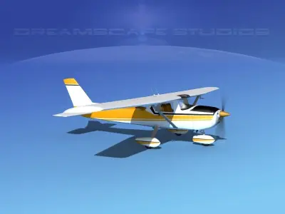 Cessna 150 Commuter V09 3D model