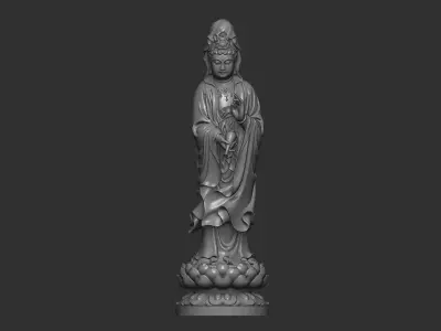 Bodhisattva Avalokitesvara 3D model