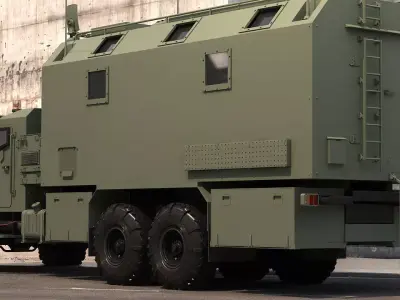 Command  military vehicle 3D model