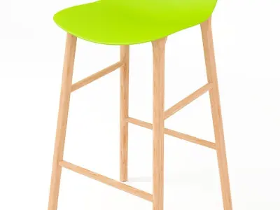 normann COPENHAGEN Form Barstool Free 3D model