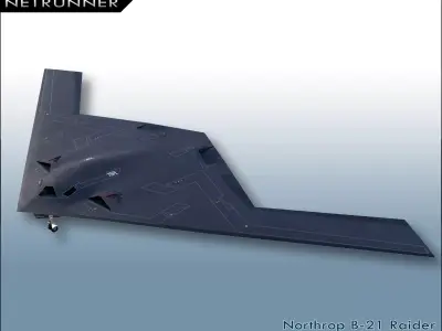 Northrop Grumman B-21 Raider Low-poly 3D model