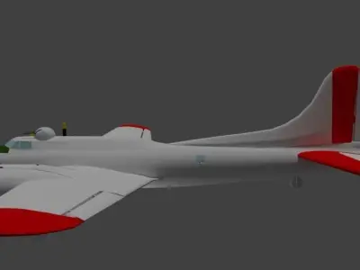 B-17 Flying Fortress Free 3D model