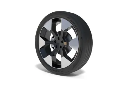 Car Wheel 3D model 3D model