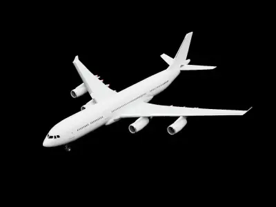 Airbus A300 A310 A330 A340 Pack 3D model