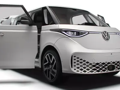 VW ID Buzz Cargo LWB Valve HQInterior 2024 3D model