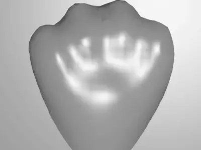 MakeIT Dog FootPrint 3D Model 3D model