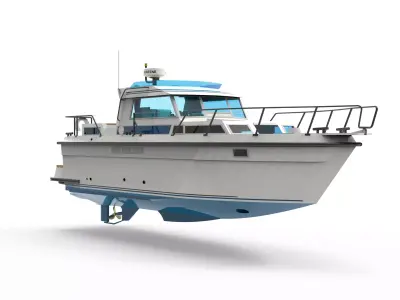 Recreational Boat 3D model