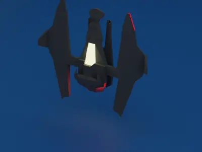 spaceship toy 3D model