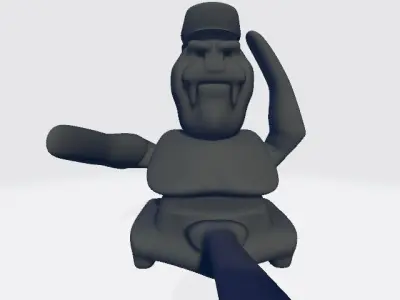 War Walrus Free low-poly 3D model