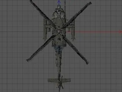 UH-60 Blackhawk KFOR 3D model