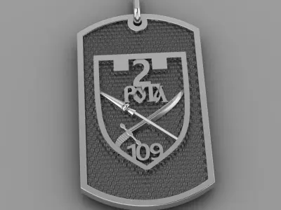 jewelry pendant second company v0016 3D print model