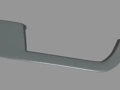 Car Door Handle 05 Low-poly 3D model