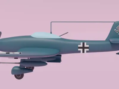 Junkers Ju 87 Stuka German Dive Bomber 3D model