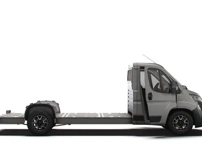 Opel Movano 3540 L4 PlatformCab HQInterior 2023 3D model