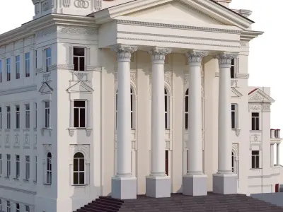 Administrative building 3D model