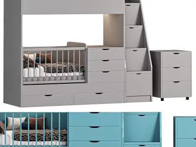 Binky DS702 bed 3D model